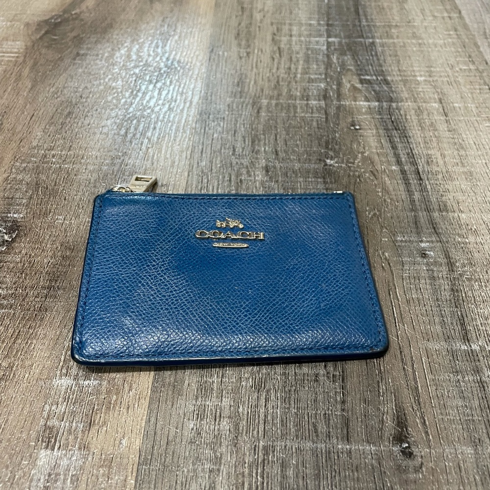 Coach Mini Skinny ID Key Ring Case